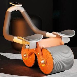 Roue D'exercice Ab Roller, Double Rebond Automatique, Rouleau Roue Abdominale, Roue Abdominale Rebond Automatique