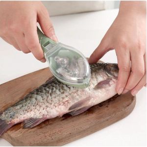 Gen Grattoirs à Écailles de Poisson Écailleur de Poisson - Grattoir à Couteau, Éliminateur d’Écailles de Poisson Efficace pour Cuisine
