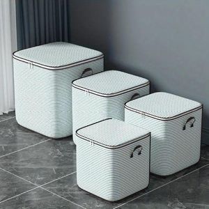 4 Pièces Organisateur De Vêtements Pliable Robuste Et Extra-large Avec Poignées Durables