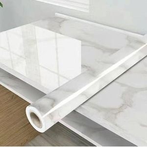 Papier Peint Auto-adhésif En Marbre Imperméable,Convient Pour La Cuisine, La Chambre 5m*60cm
