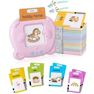 Parler cartes Flash tout-petits Machine d’apprentissage langage éducatif précoce livre Audio électronique Kid Flashcards jouets Montessori