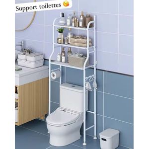 Étagère de rangement  – Support toilettes multifonctions