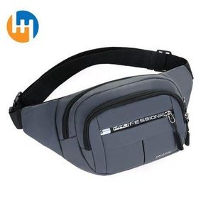 HUAHUA HUAHUA Men's Crossbody Bag Shoulder Bag Waist Bag Grey