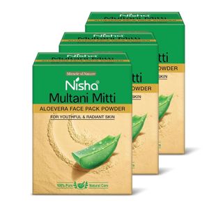 Nisha  Multani Mitti Aloevera Masque pour le visage 100 g
