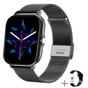 Montre intelligente L13 avec double bracelet sportif Bluetooth pour appels et notifications écran tactile
