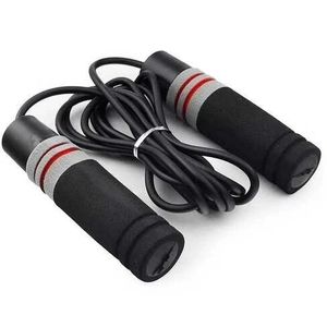 Corde de saut de vitesse pour femmes, cordon en mousse PVC sans enchevêtrement, longueur 310 cm, diamètre 6 mm, corde à sauter de fitness pour adultes pour le Hiit, l'entraînement fractionné et les exercices en plein air