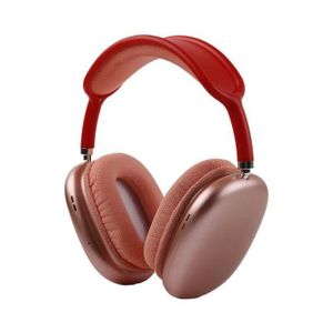 Casque Audio Bluetooth son de Bass rouge 