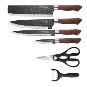 Ds Ensemble de 5 couteaux de cuisine - Couteau en acier inoxydable 