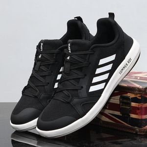 AIDAILU Basket Chaussures Décontractée pour Hommes Tendance Sport à lacets - Noir