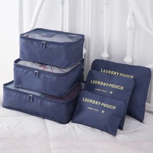 Ensemble de sacs de rangement de voyage, valise, emballage, étuis