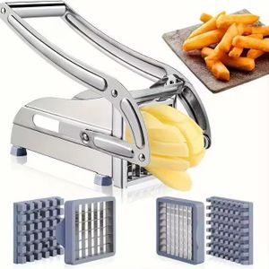 Coupe-frites manuel en acier inoxydable – Potato Chipper multifonction