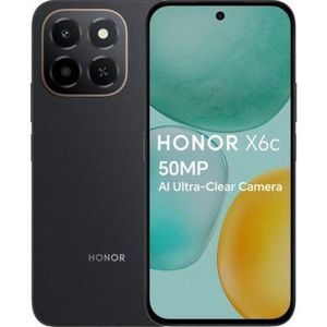 Honor X6C - 6Go RAM - 128Go ROM - 5300 mAh - 50 MP - Black
