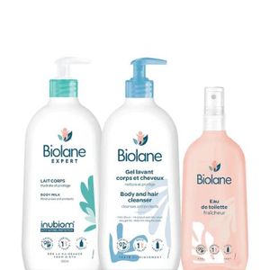 Biolane Gamme Fresh Bébé Soins HYDRATATION 3 PRODUITS