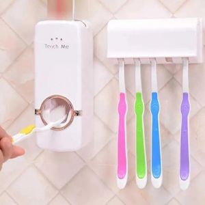 Distributeur Automatique de Dentifrice Porte-brosse à Dents Presse-dentifrice