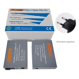 HTB-3100AB-25KM émetteur-récepteur à fibre optique, convertisseur de média à fibre optique