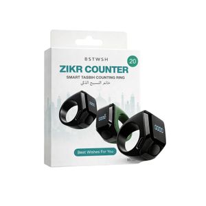 Chapelet bague inteligente connectée Tasbih,prière numérique zik 