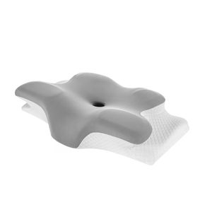 Flushrenic Oreiller en forme de papillon, oreiller, oreiller ergonomique en mousse à mémoire de forme, oreiller de contour orthopédique, doux et respirant, convient aux dormeurs sur le côté, sur le ventre et sur le dos.