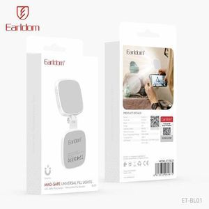 Earldom Lampe selfie LED universelle ET-BL01 MagSafe avec rotation à 360° et luminosité réglable