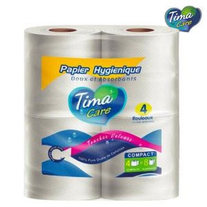 Tima care LOT DE 4 PAPIER TOILETTE - MOUCHOIR