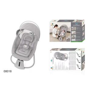 Transat Bébé Électrique 3-en-1 avec Balancement Automatique, Musique & Moustiquaire et Bluetooth 