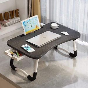 Table de lit Multifonctions pliable pour ordinateur et repas