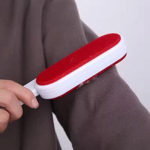 Rouleau anti-peluches autonettoyant, brosse dépoussiérante double face, élimine les poils de chiens et chats sur canapé, tapis et vêtements.