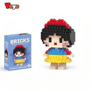 Jouets de briques de construction à petites particules jolie princesse