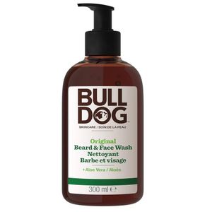 Bulldog Nettoyant 2 en 1 Barbe & Visage Homme 300ml – Aloe Vera, Purifiant & Hydratant