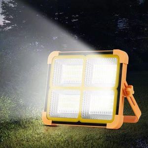 Projecteur LED solaire portable polyvalant