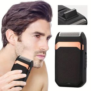 Rasoir Électrique pour Hommes, Tondeuse Rechargeable Multi-Fonctions pour Ligne de Cheveux pour Salon de Coiffure à Domicile - Noir