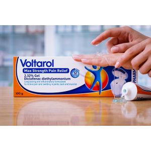 Voltarol - Gel Anti-Inflammatoire Max Strength 2.32% - Soulagement Douleurs Articulaires & Musculaires - Tube 100g - Venant de Londres 