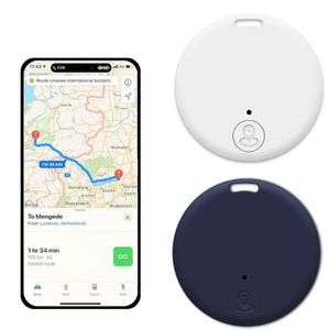 2 pièces traceur de localisation intelligent, collier pour portefeuille et téléphone mobile pour trouver des objets