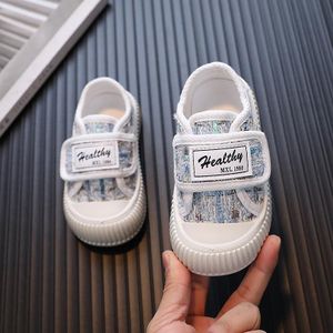 Chaussures en toile pour enfants, baskets décontractées pour filles, semelle souple en caoutchou plate