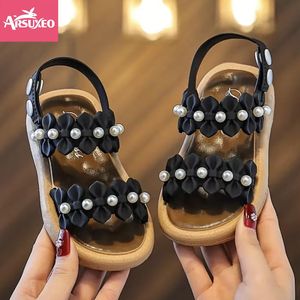 Arsuxeo Sandales pour enfants de 4 à 12 ans, chaussures d'été à semelle souple