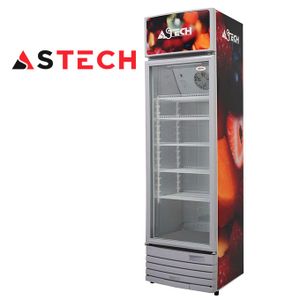 Astech Réfrigérateur vitrine une porte FV384 - 380L - Garantie 12 Mois