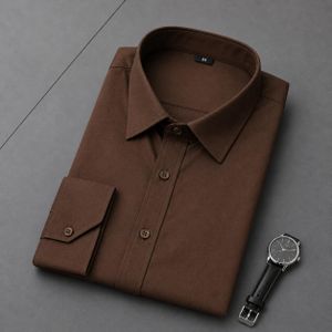 Chemise pour hommes à manches longues 100% en coton