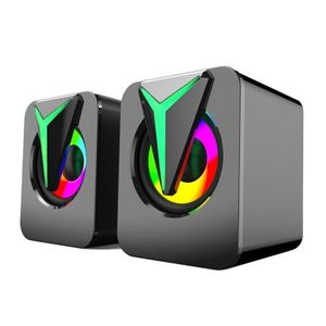Haut-parleur d'ordinateur de bureau avec éclairage coloré RGB