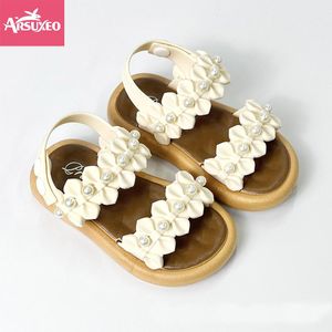 Arsuxeo Sandales pour filles (4-12 ans) – Chaussures d'été pour enfants