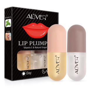 Duo Soin Lèvres ALIVER : Routine Jour & Nuit pour des lèvres pulpeuses, hydratées et irrésistibles