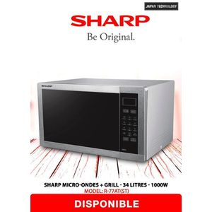 Sharp SHARP MICRO ONDE 34L AVEC GRILL - R-77AR(ST)