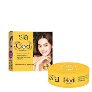 Sia Gold Crème de beauté, solution de soin de la peau premium
