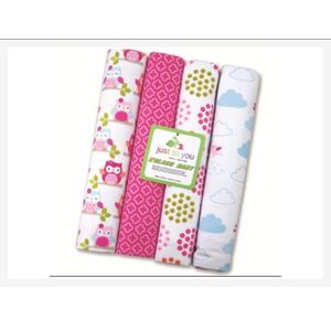 Drap de reception pour bébé fille 100%