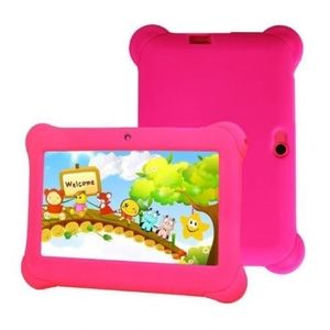 Tablette éducative antichoc - enfant - ecran 7pouce - 128go rom 6go ram - rose