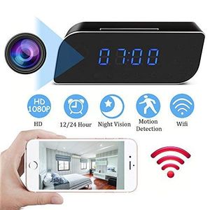 Unbranded Caméra Horloge Réveil Surveillance Cachée à Distance 24h/24