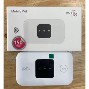 Routeur Modem WiFi Portable 5G LTE 150 Mbps - Mini MiFi Pocket Débloqué Tout Opérateur avec Écran Indicateur LCD
