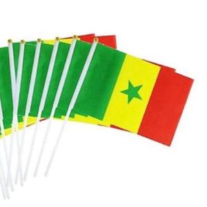 Pack de 6 Drapeau supporter Sénégal 