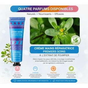 KORMESIC Crème réparatrice pour mains sèches – hydratation intense – 1 pièce