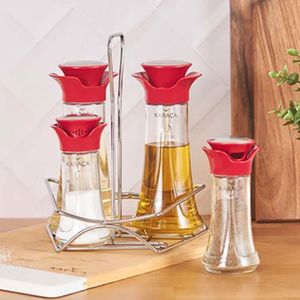 Karaca Nori Rouge 5 Pièce Salad Set