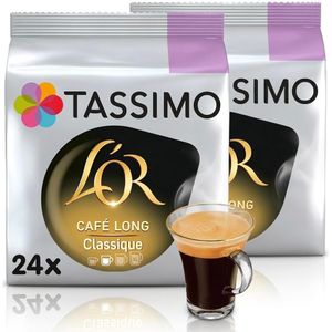Tassimo Pack De 48 T-Discs L'OR - Café Long Classique - 2 Paquets De 24 (Family Format)