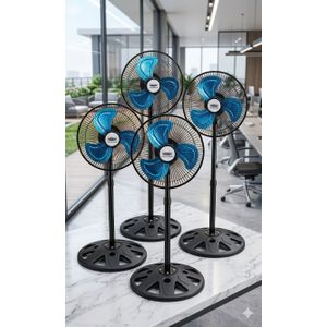 lot de 4 ventilateurs sur pied 10" - 1001